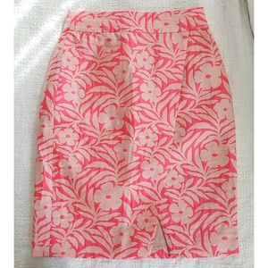 J. Crew floral wrap skirt